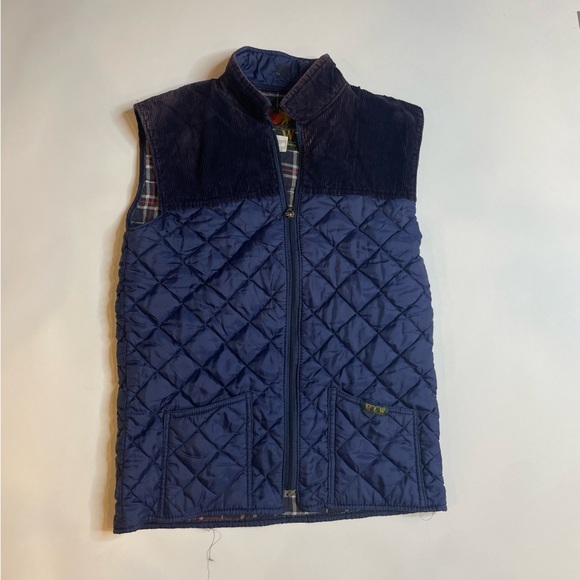 💙 Vintage Exclusive MLW Vest – Shades of Blue with Velvet Detail 💙 - Picture 8 of 16